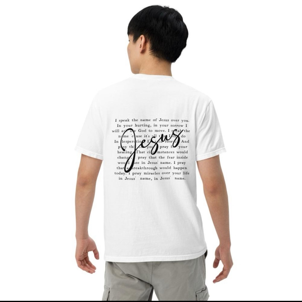 I speak the name of Jesus t-shirt